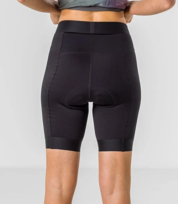 Löffler Basic Gel Tights Fahrradhose kurz schwarz (Damen)