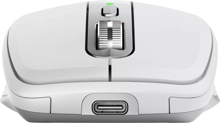Logitech MX Anywhere 3S Pale Grey, weiß/grau, Logi Bolt, USB/Bluetooth