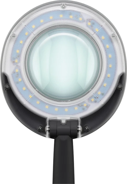 Wentronic Goobay LED-Stand-Lupenleuchte, 6W, 1.75x, 3 Dioptrien schwarz