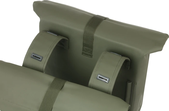 Basil City Doppeltasche Gepäcktasche moss green