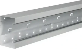 Hager Brüstungskanal-Unterteil frontrast BRS 85x130mm OT 80mm aus Stahlblech verzinkt