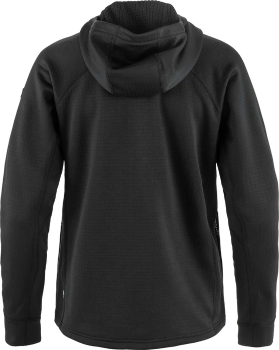 Fjällräven Abisko Grid Fleece Hoodie Funktionsjacke schwarz (Damen)