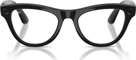 Ray-Ban RW4014 Meta Skyler Gen2 shiny black/clear-graphite green transitions
