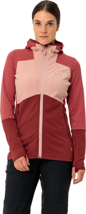 Vaude Monviso Grid Fleece Funktionsjacke brick (Damen)