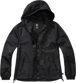 Brandit Windbreaker Summer Frontzip Jacke schwarz (Damen)
