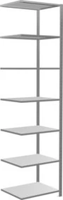 Schulte Lagertechnik Multiplus 150 Anbauregal 75x300x60cm verzinkt