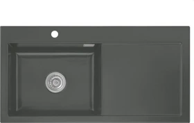 systemceram Mera 100 SL Einbau Becken links lava