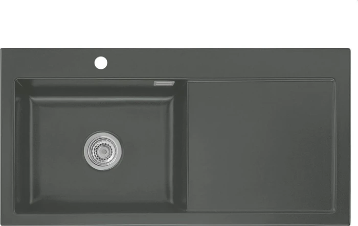 systemceram Mera 100 SL Einbau Becken links lava