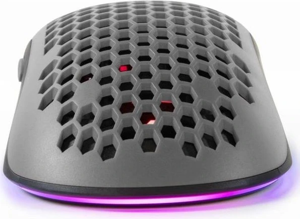 Arozzi Favo Gaming Maus schwarz/grau, USB