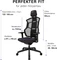 Recaro Aer Essential Gamingstuhl, Midnight Black Vorschaubild