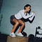 adidas Dropset 4 Power cloud white/silver metallic/lucid orange (Damen) Vorschaubild