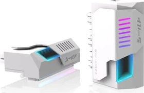 EZDIY-FAB Shield, 24-Pin Winkeladapter, 90° gewinkelt, ARGB beleuchtet, weiß