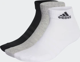 adidas Cushioned Ankle Socken medium grey heather/white/black, 3 Paare