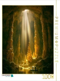 Calvendo Lichtstrahl in die Tiefe einer riesigen Höhle