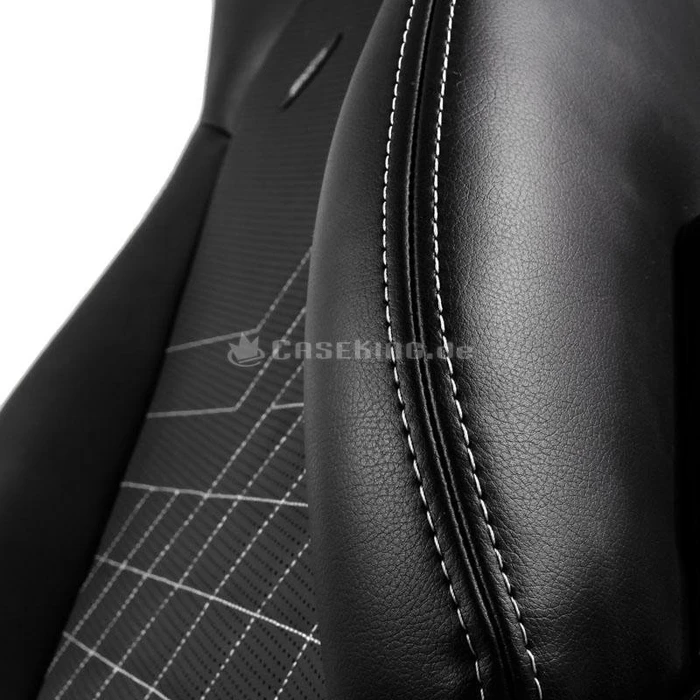 noblechairs Icon Gamingstuhl, schwarz/weiß