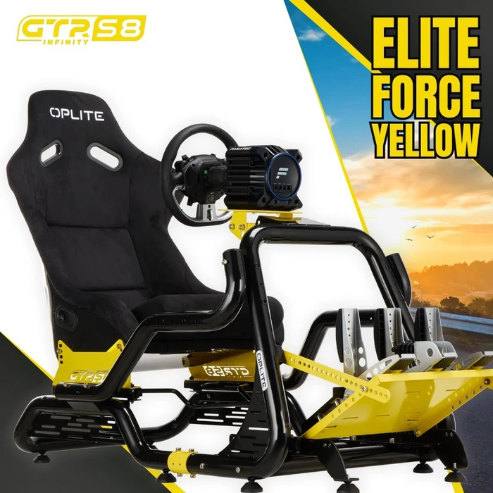 Oplite Cockpit GTR S8 Elite Force Yellow, schwarz/gelb (OP-GTR-EFY(S8))