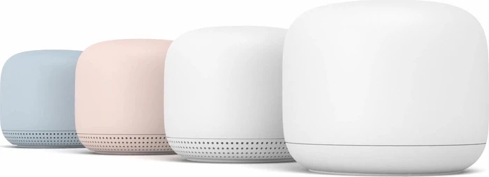 Google Nest WiFi, Router und Repeater/Lautsprecher Set, 2er-Bundle