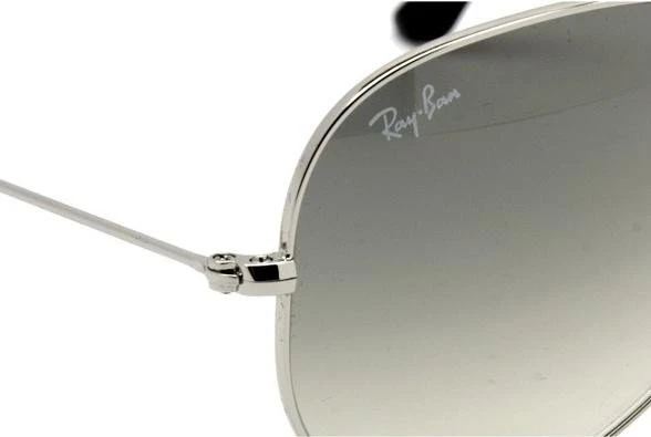 Ray-Ban RB3025 Aviator Gradient 58mm silber/light grey gradient