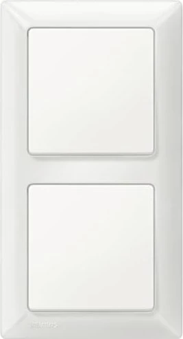 Siemens DELTA line Rahmen 2-Fach, 151x80mm, titanweiß