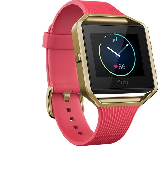Fitbit Blaze Small Aktivitäts-Tracker pink/gold