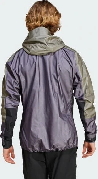adidas Terrex Techrock Light Gore-Tex Active Funktionsjacke aurora black/olive strata (Herren)