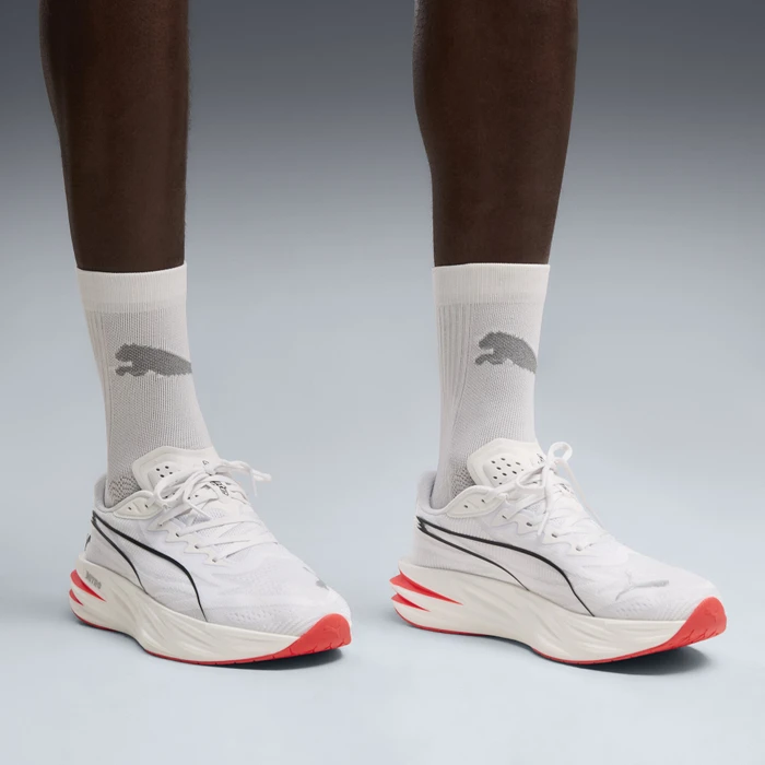 Puma Deviate Pure Nitro puma white/ultra red/puma silver (Herren)