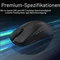Ajazz AJ159 V2 MC Wireless Gaming Mouse mit Akku-Ladestation, schwarz, USB/Bluetooth Vorschaubild