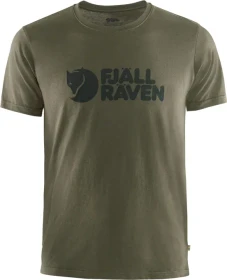 Fjällräven Logo Funktionsshirt kurzarm dark olive (Herren)