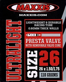Maxxis Ultralight 1.5-1.75" SV 36mm 26" Schlauch