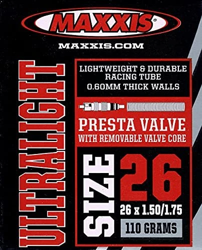 Maxxis Ultralight 1.5-1.75" SV 36mm 26" Schlauch