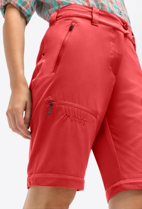 Maier Sports Nata Loop Zip-Off Hose lang red orcher (Damen)