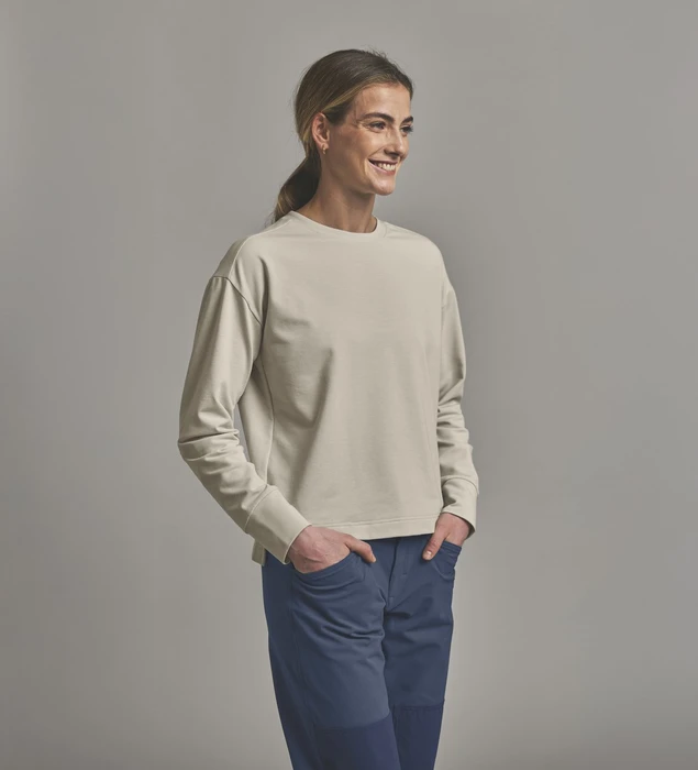 Ortovox Affinity Crew Neck Pullover white tea (Damen)