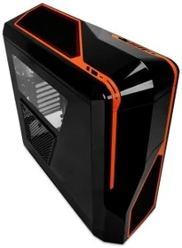 NZXT Phantom 410 schwarz/orange, Acrylfenster