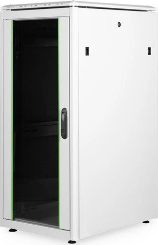 Digitus Professional Unique Serie Serverschrank 26HE, Sicherheitsglastür, IP2X, grau, 800mm tief