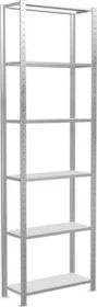 Schulte Lagertechnik Multiplus 150 Schwerlastregal 75x250x30cm lichtgrau