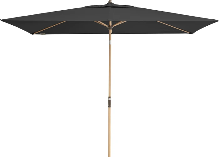 Doppler Alu Wood Ultra Sonnenschirm 300x200cm anthrazit