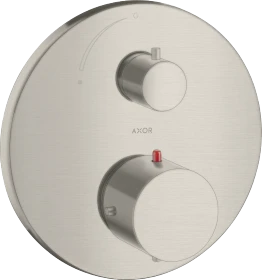 Hansgrohe Axor Starck Thermostat Unterputz mit Absperrventil edelstahloptik