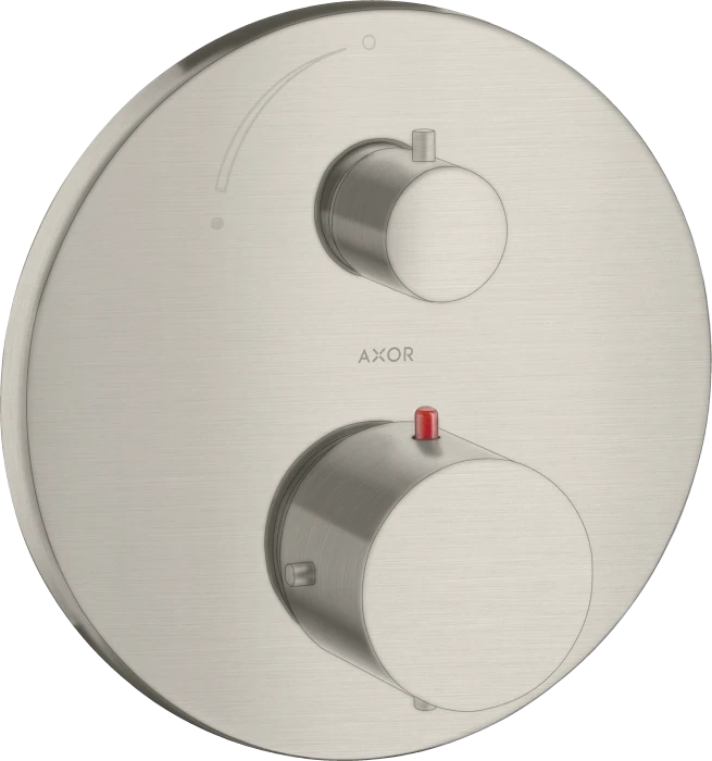 Hansgrohe Axor Starck Thermostat Unterputz mit Absperrventil edelstahloptik
