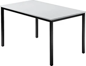 Hammerbacher Meeting D-Serie DQ12/5/D Konferenztisch 120x80cm grau/schwarz