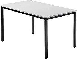 Hammerbacher Meeting D-Serie DQ12/5/D Konferenztisch 120x80cm grau/schwarz