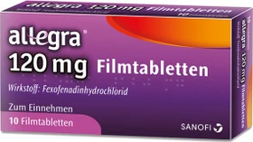 Allegra 120mg Filmtabletten, 10 Stück