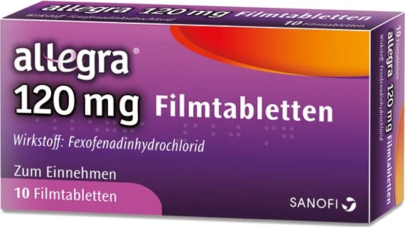 Allegra 120mg Filmtabletten, 10 Stück