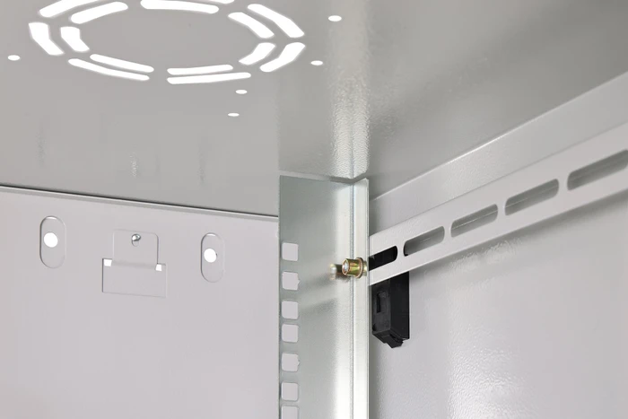 Digitus Dynamic-N Serie 19" Wandgehäuse 12HE, unmontiert, Sicherheitsglastür, IP2X, RAL 7035, 600mm tief