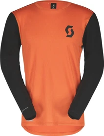 Scott Trail Vertic Trikot langarm braze orange/black (Herren)