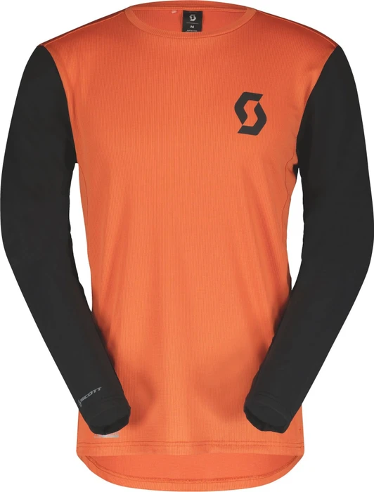 Scott Trail Vertic Trikot langarm braze orange/black (Herren)