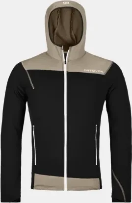 Ortovox Fleece Light Hoody Funktionsjacke black raven (Herren)