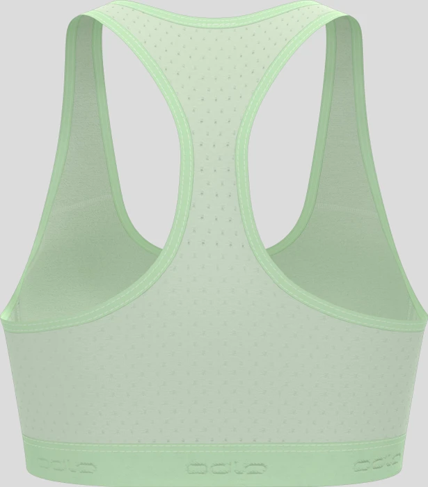 Odlo Ascent Performance Wool Medium Sport-BH ambrosia/patina green (Damen)
