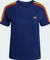 adidas 3-Streifen Slim T-Shirt kurzarm night indigo/better scarlet/white (Damen) Vorschaubild