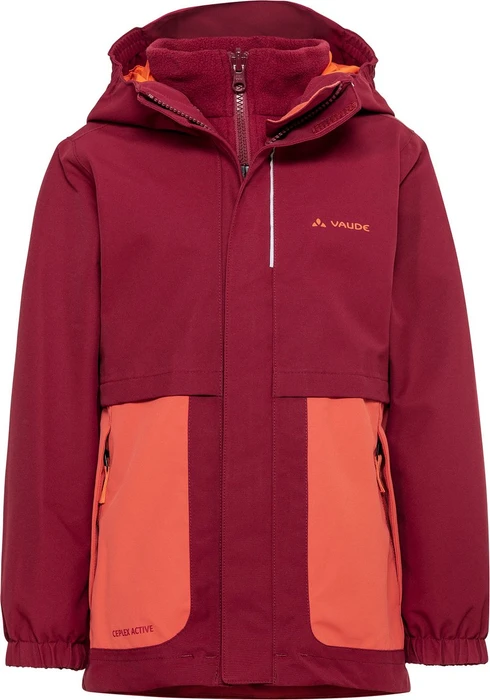 Vaude Campfire 3in1 Girls Funktionsjacke salsa/orange (Junior)