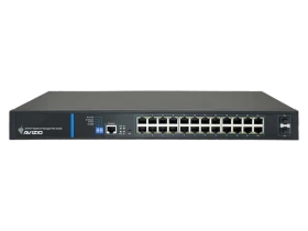 Avizio SM Rackmount Gigabit Managed Switch, 24x RJ-45, 2x SFP, 250W PoE+ (AV-SM24GP2F)